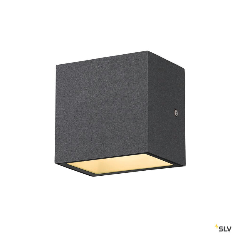 SITRA S WL SINGLE, LED outdoor wall-mounted light, anthracite, CCT switch 3000/4000K