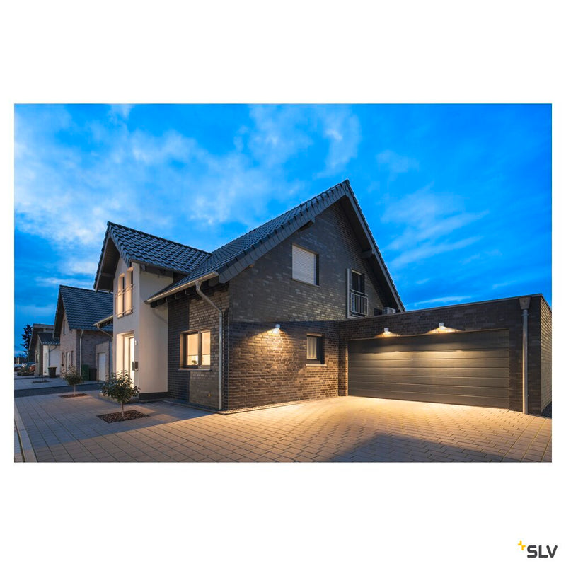 SITRA S WL SINGLE, LED outdoor wall-mounted light, white, CCT switch 3000/4000K