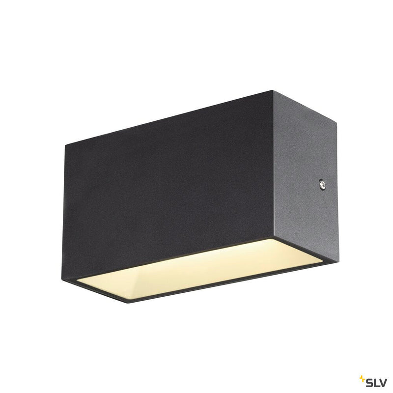 SITRA M WL UP/DOWN, outdoor LED wall-mounted light, anthracite, CCT switch 3000/4000K