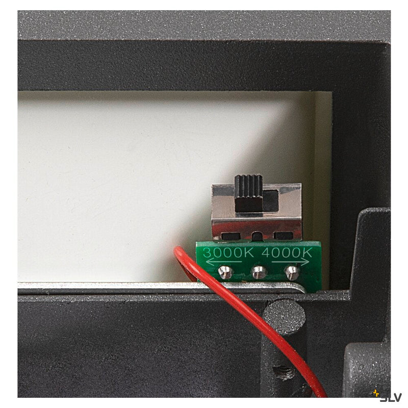 SITRA M WL UP/DOWN, outdoor LED wall-mounted light, anthracite, CCT switch 3000/4000K