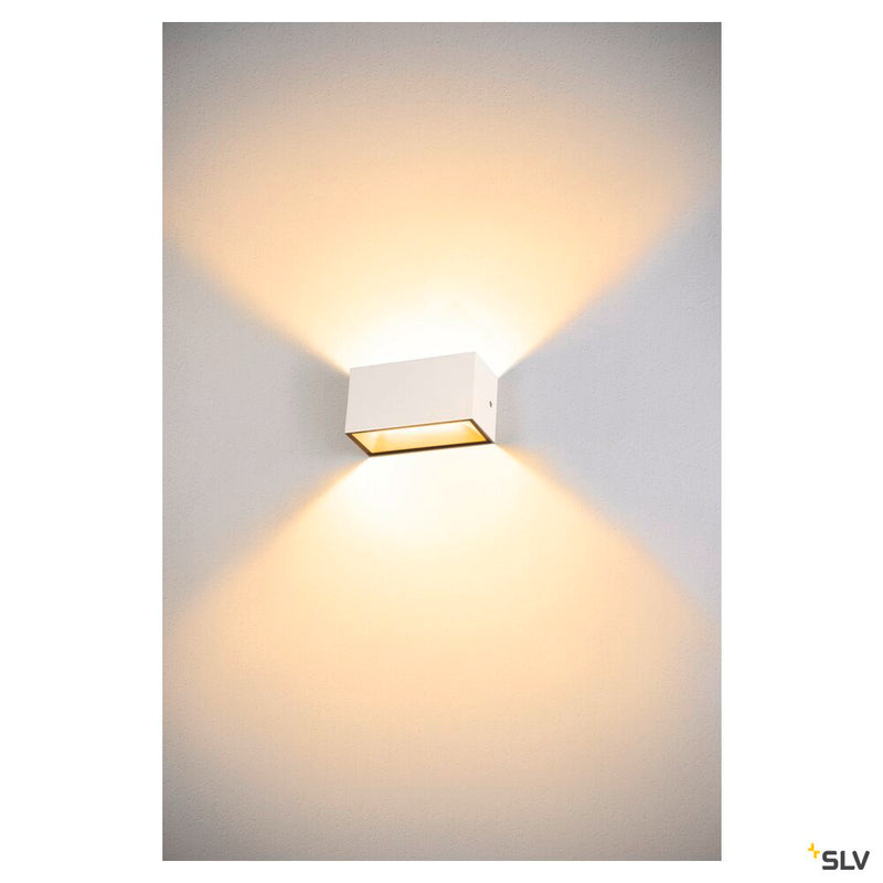 SITRA M WL UP/DOWN, LED outdoor wall-mounted light, white, CCT switch 3000/4000K