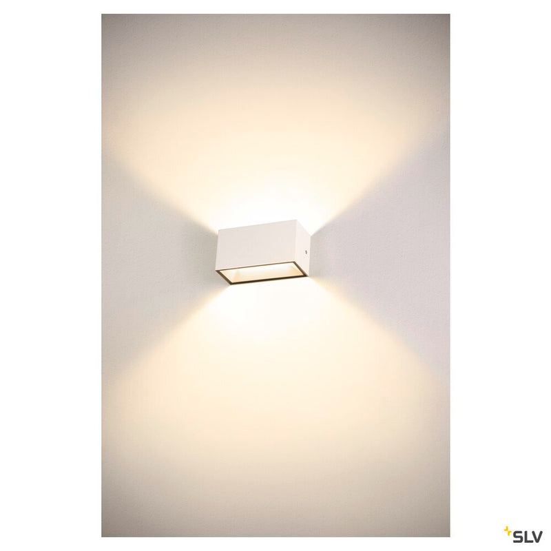 SITRA M WL UP/DOWN, LED outdoor wall-mounted light, white, CCT switch 3000/4000K