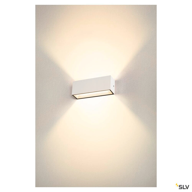 SITRA L WL UP/DOWN, LED outdoor wall-mounted light, white, CCT switch 3000/4000K