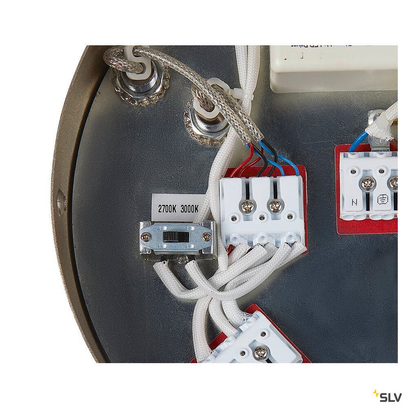 ONE DOUBLE PHASE up/down, brass pendant light, 35W 2700/3000K 130°