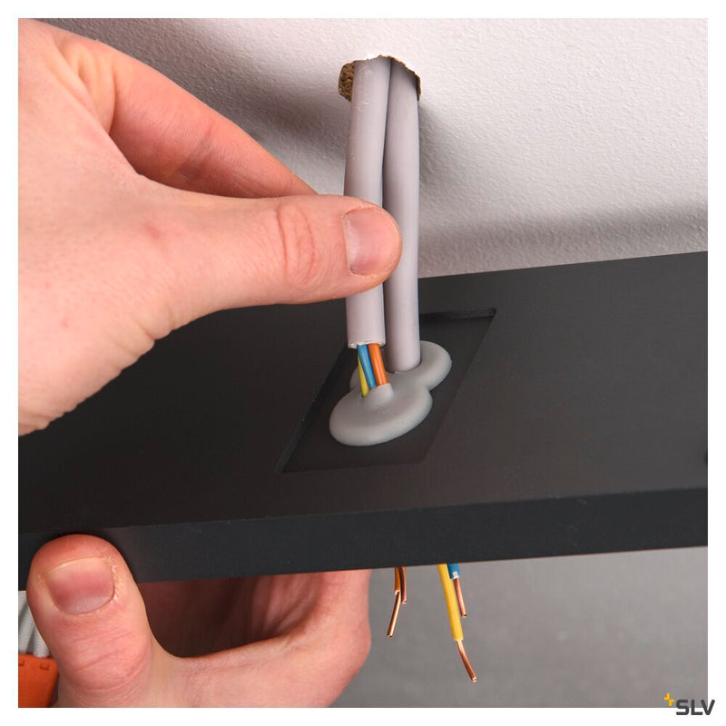 QUADRULO WL, LED outdoor wall-mounted light, anthracite