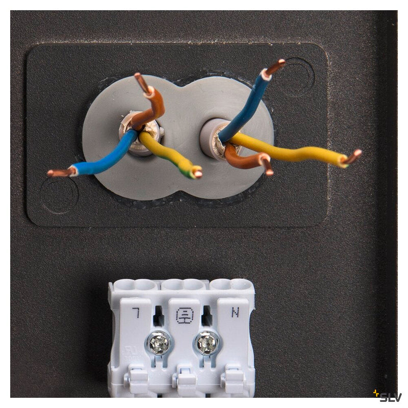 QUADRULO WL, LED outdoor wall-mounted light, anthracite