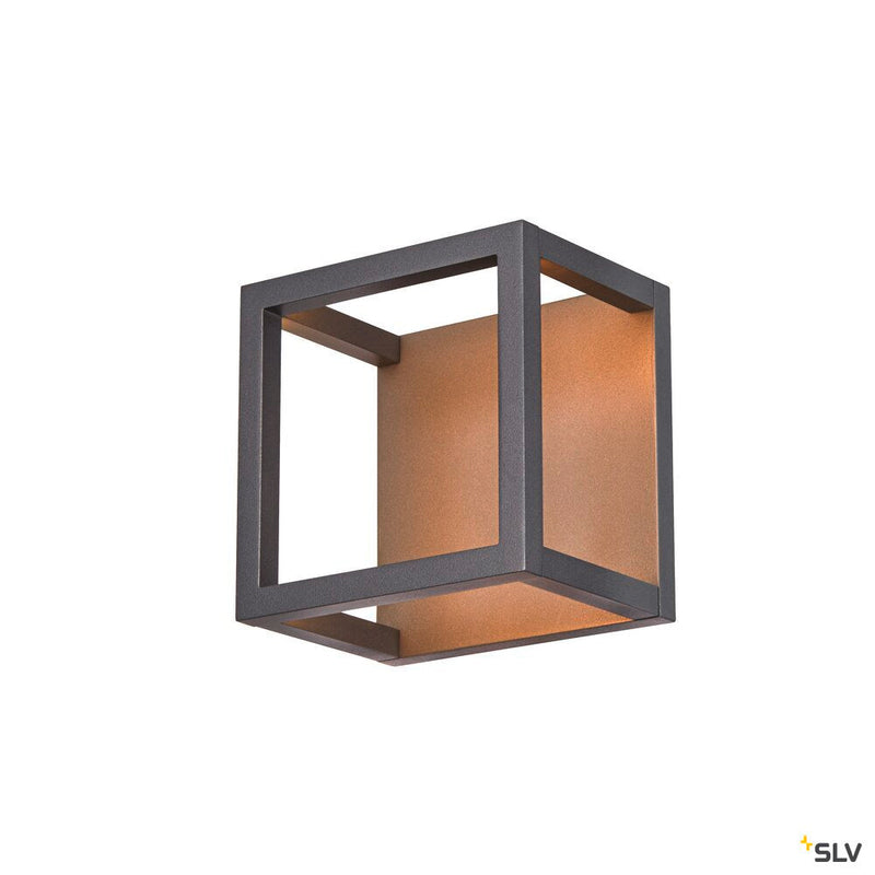 QUADRULO CL, LED outdoor ceiling-mounted light, anthracite