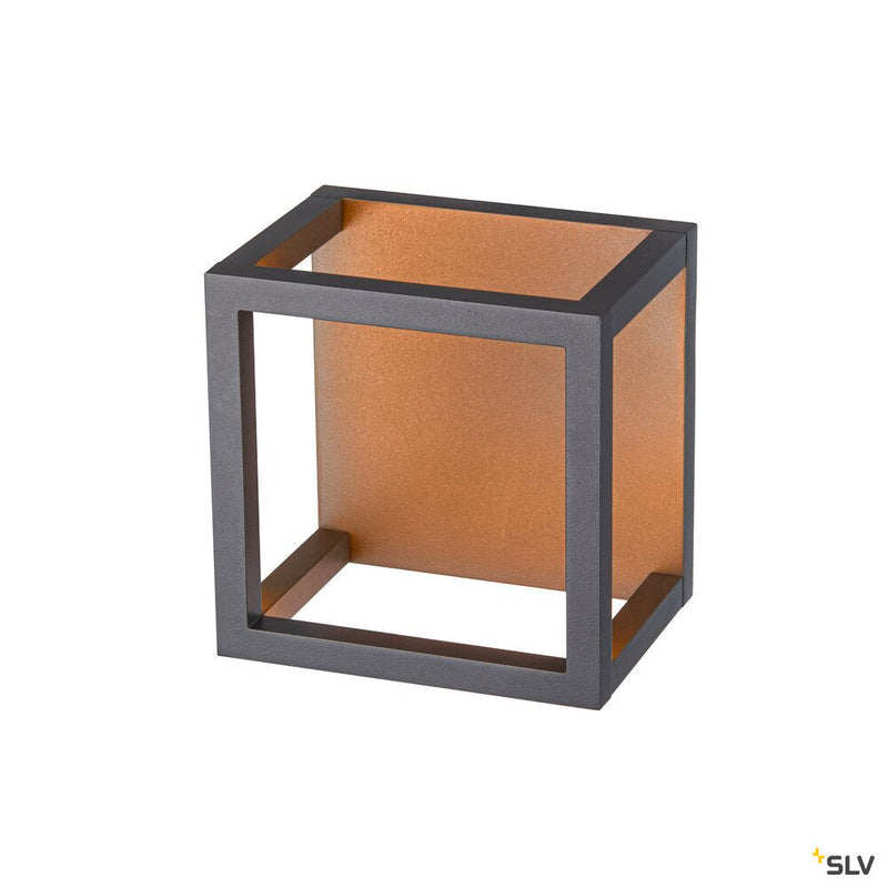 QUADRULO CL, LED outdoor ceiling-mounted light, anthracite