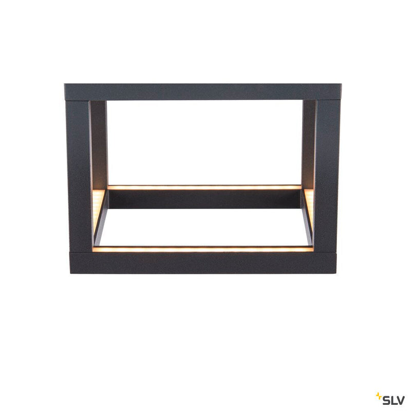 QUADRULO CL, LED outdoor ceiling-mounted light, anthracite