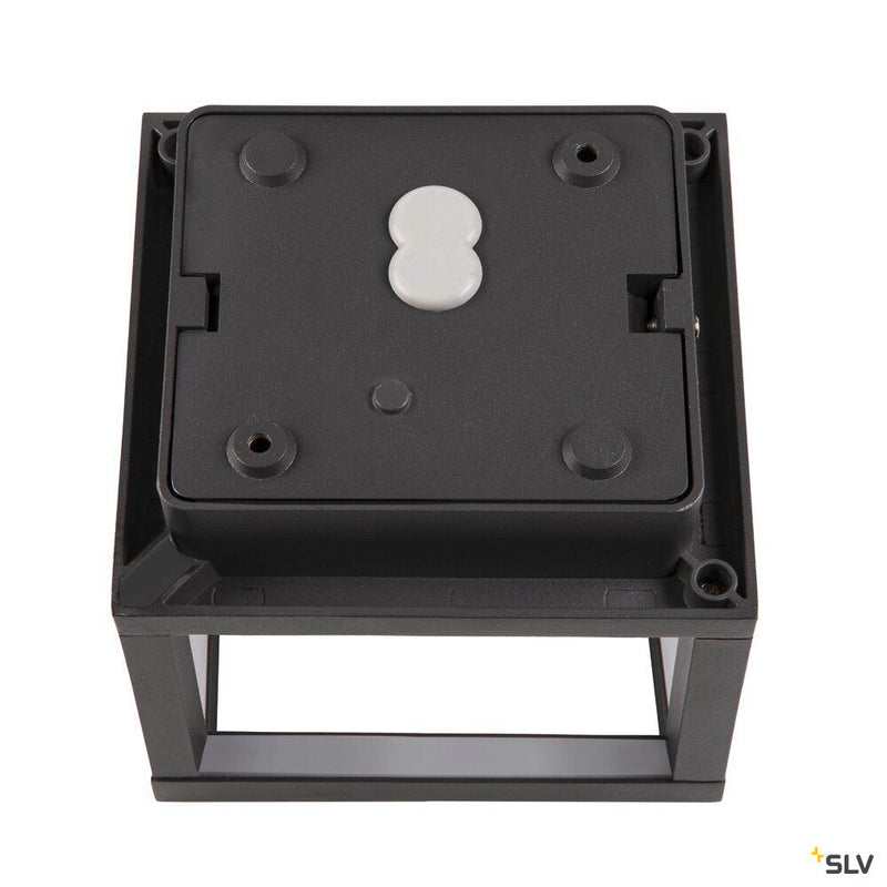 QUADRULO CL, LED outdoor ceiling-mounted light, anthracite