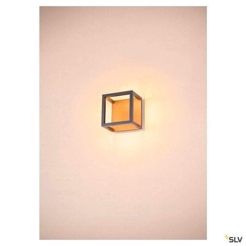 QUADRULO CL, LED outdoor ceiling-mounted light, anthracite