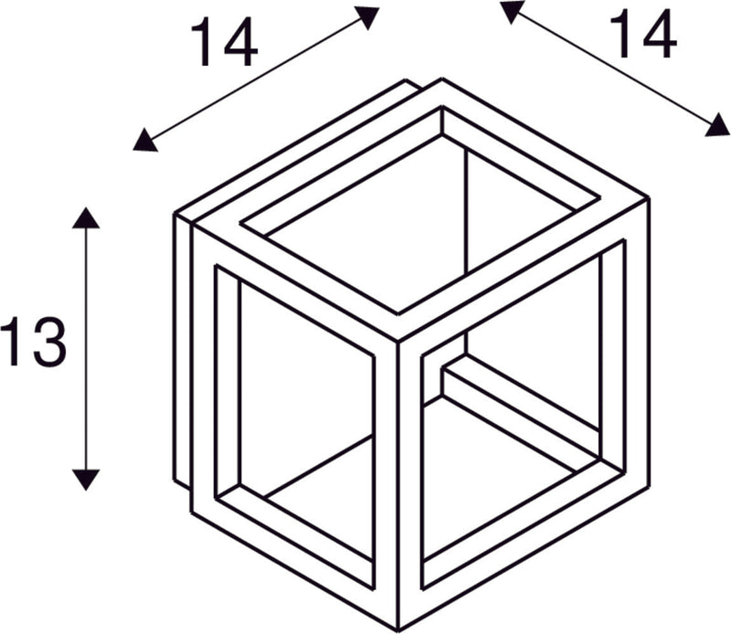 QUADRULO CL, LED outdoor ceiling-mounted light, anthracite