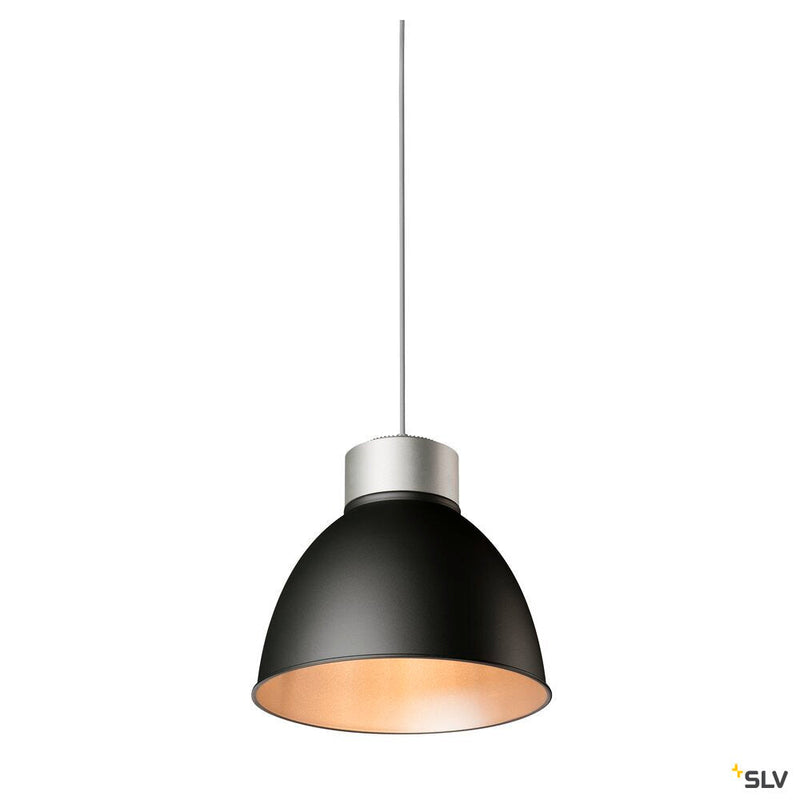 PARA DOME E27, grey pendant light