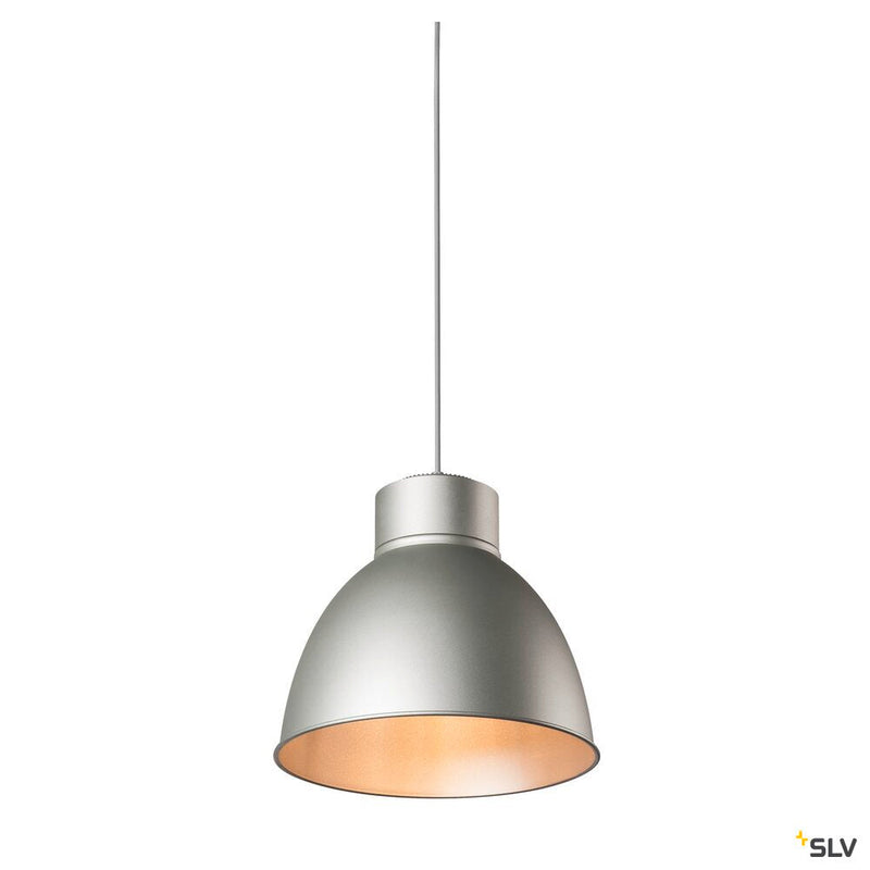 PARA DOME E27, grey pendant light