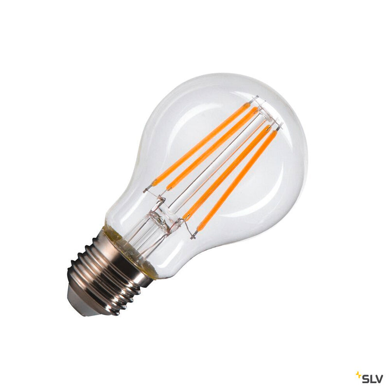 A60 E27, transparent LED light, 7.5W 2700K CRI90 320°
