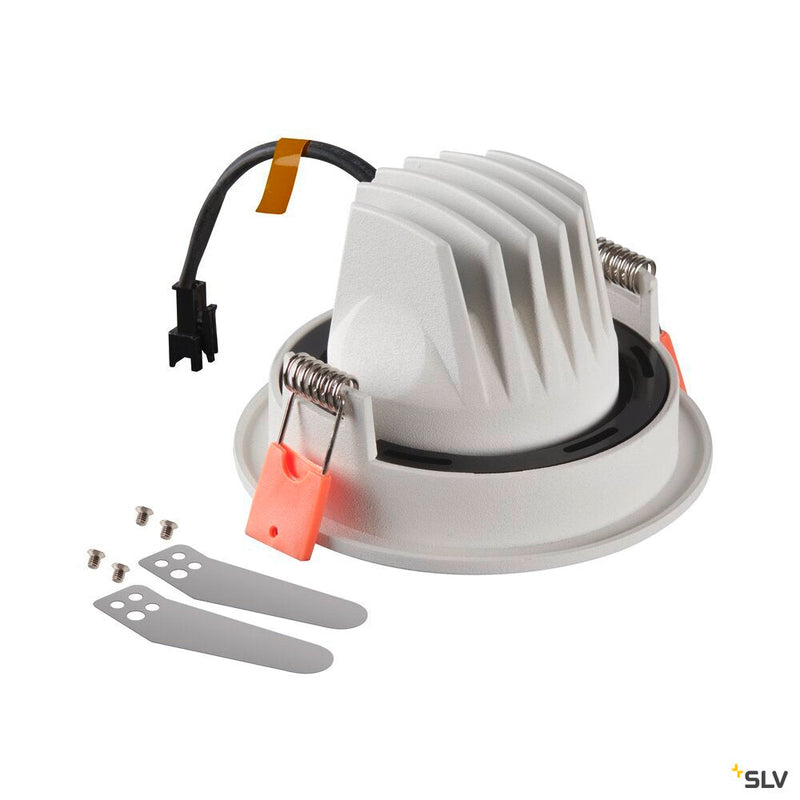NUMINOS MOVE S, white / black recessed ceiling light, 2700K 55°