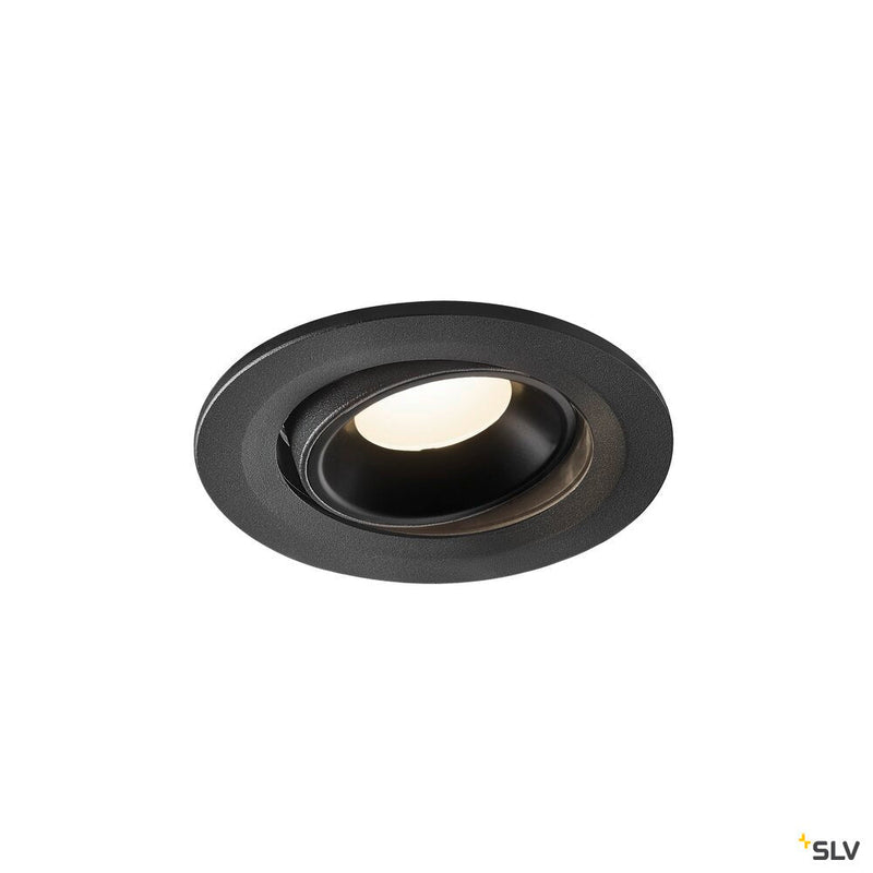 NUMINOS MOVE S, black recessed ceiling light, 4000K 20°