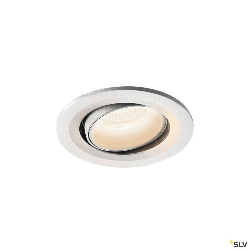 NUMINOS MOVE S, white recessed ceiling light, 4000K 40°