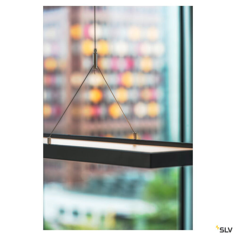 WORKLIGHT DALI, black pendant light, 57W 4000K 80°