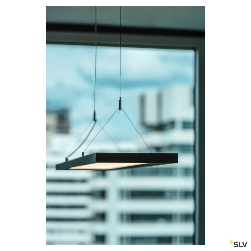 WORKLIGHT DALI, black pendant light, 57W 4000K 80°