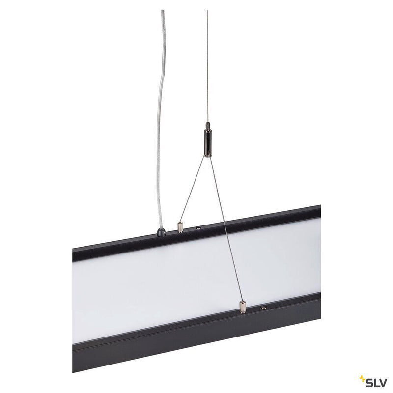 WORKLIGHT DALI, black pendant light, 57W 4000K 80°