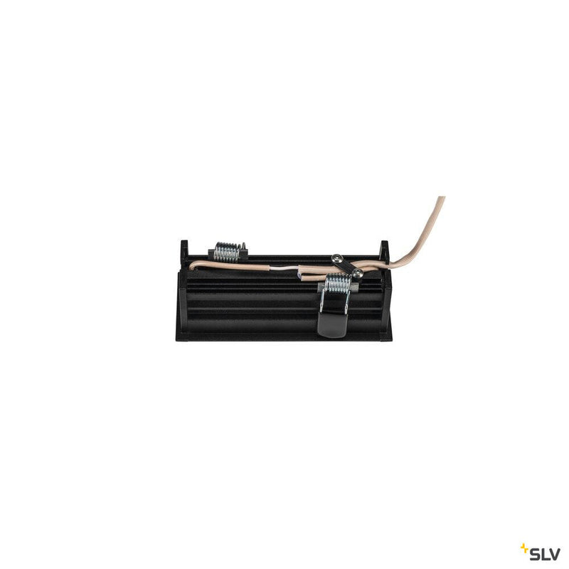 MILANDOS 4, black recessed ceiling light, 3000K 45°