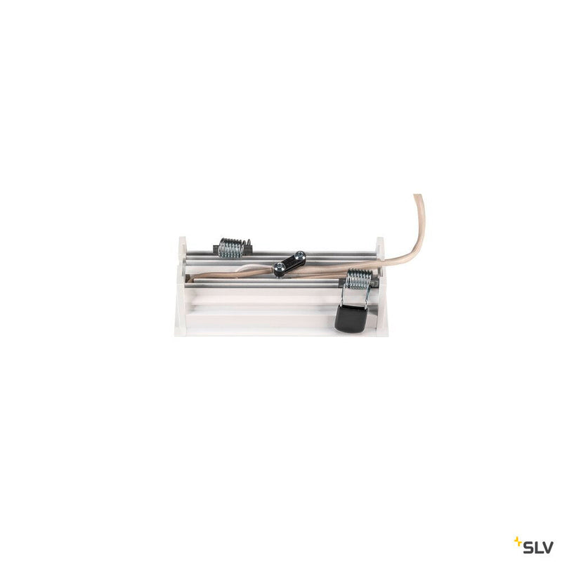 MILANDOS 4, white recessed ceiling light, 3000K 45°