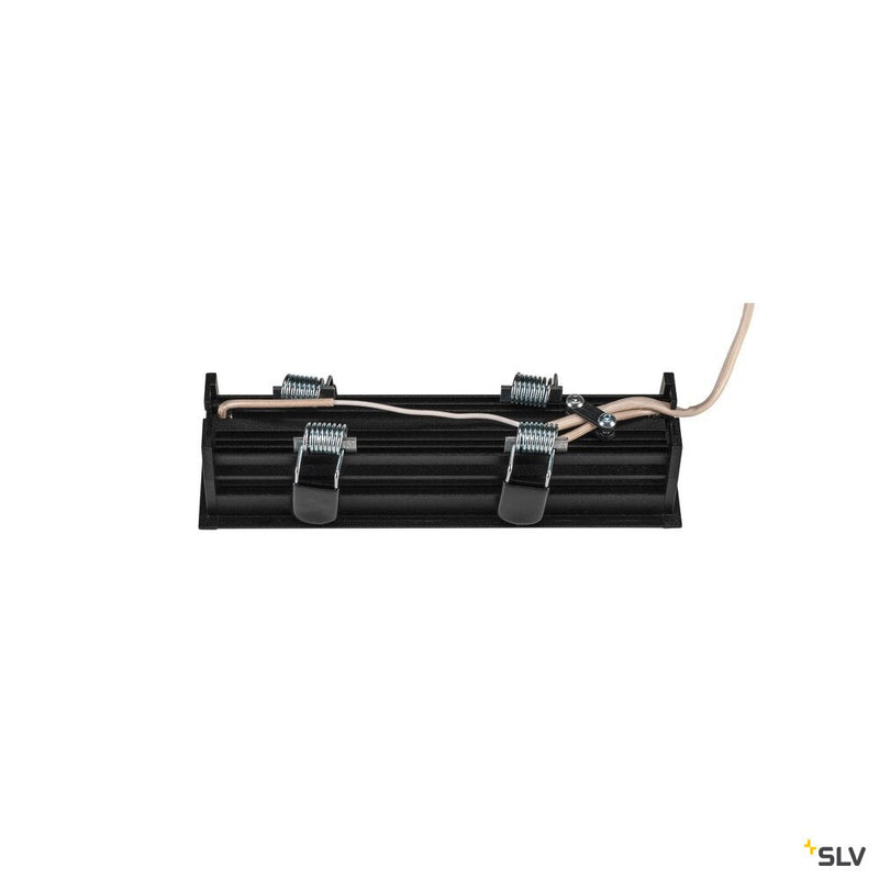MILANDOS 6, black recessed ceiling light, 2700K 45°