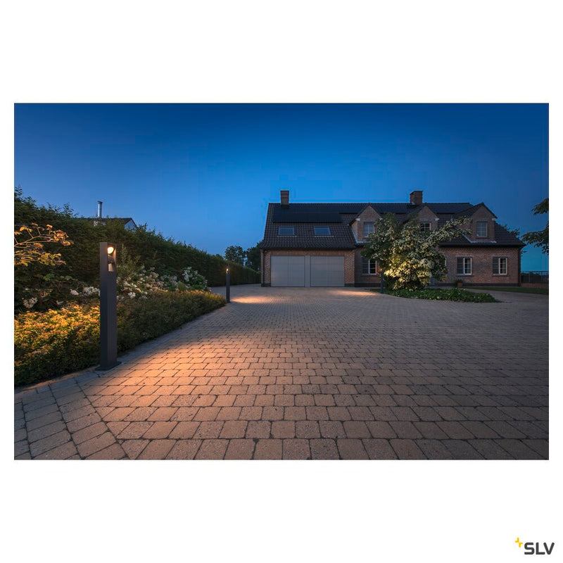 ESKINA FRAME 125 Pole double, anthracite free-standing lamp, 27W 3000/4000K 95°