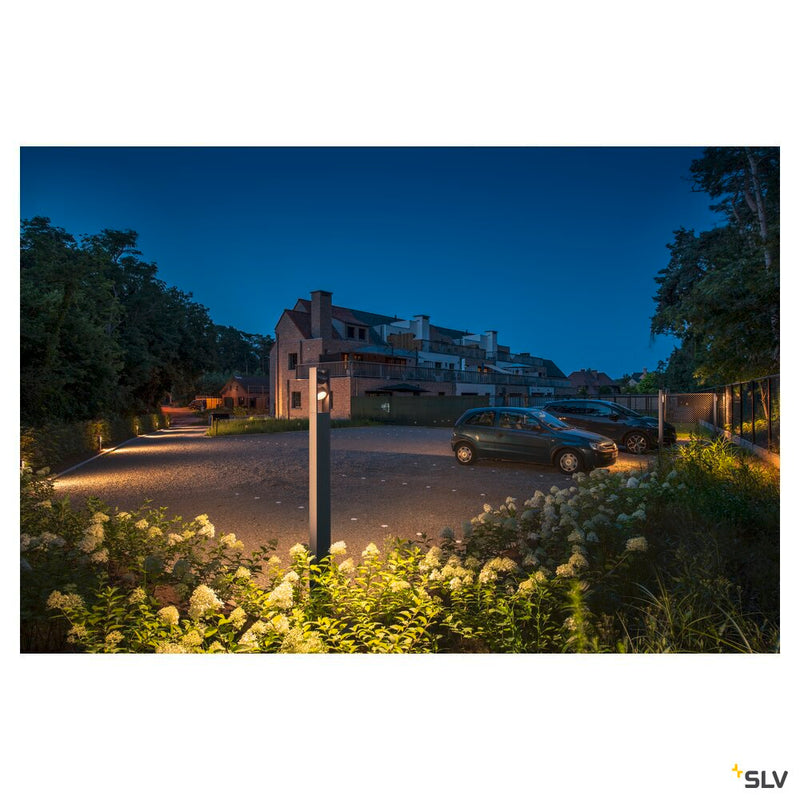 ESKINA FRAME 175 Pole double, anthracite free-standing lamp, 27W 3000/4000K 95°