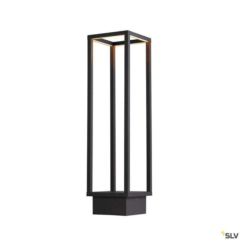 QUADRULO, anthracite / white free-standing lamp, 7W 3000K