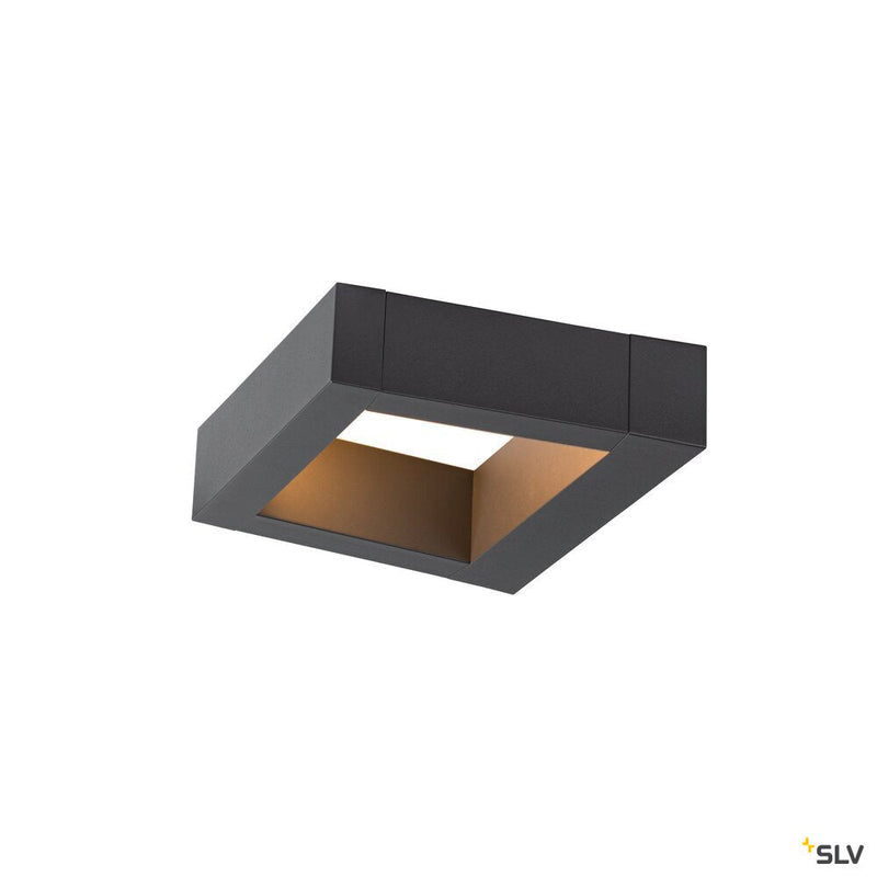BOOKAT, anthracite wall-mounted light, 15W 3000/4000K