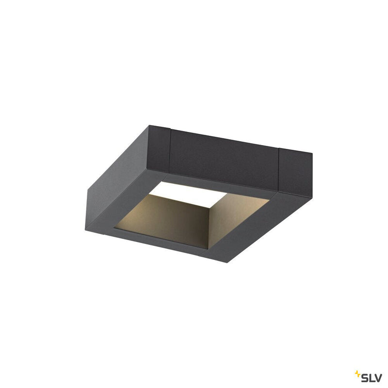 BOOKAT, anthracite wall-mounted light, 15W 3000/4000K