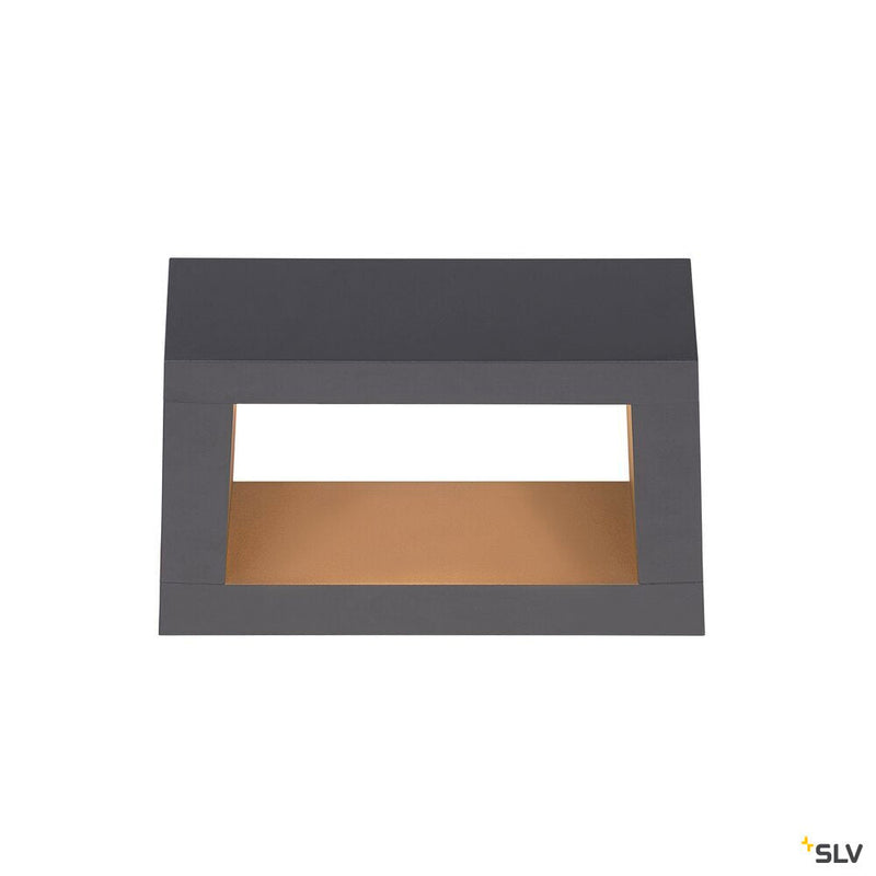 BOOKAT, anthracite wall-mounted light, 15W 3000/4000K