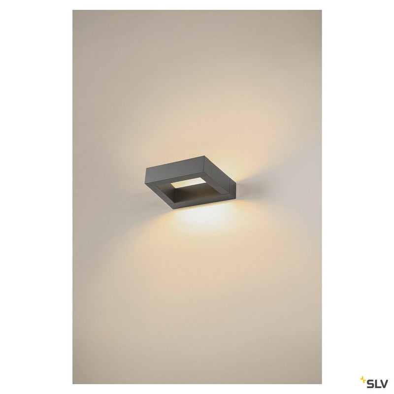BOOKAT, anthracite wall-mounted light, 15W 3000/4000K