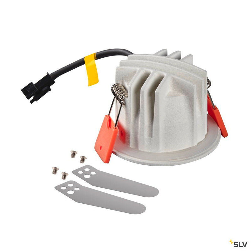 NUMINOS XS, white / black recessed ceiling light, 2700K 40°