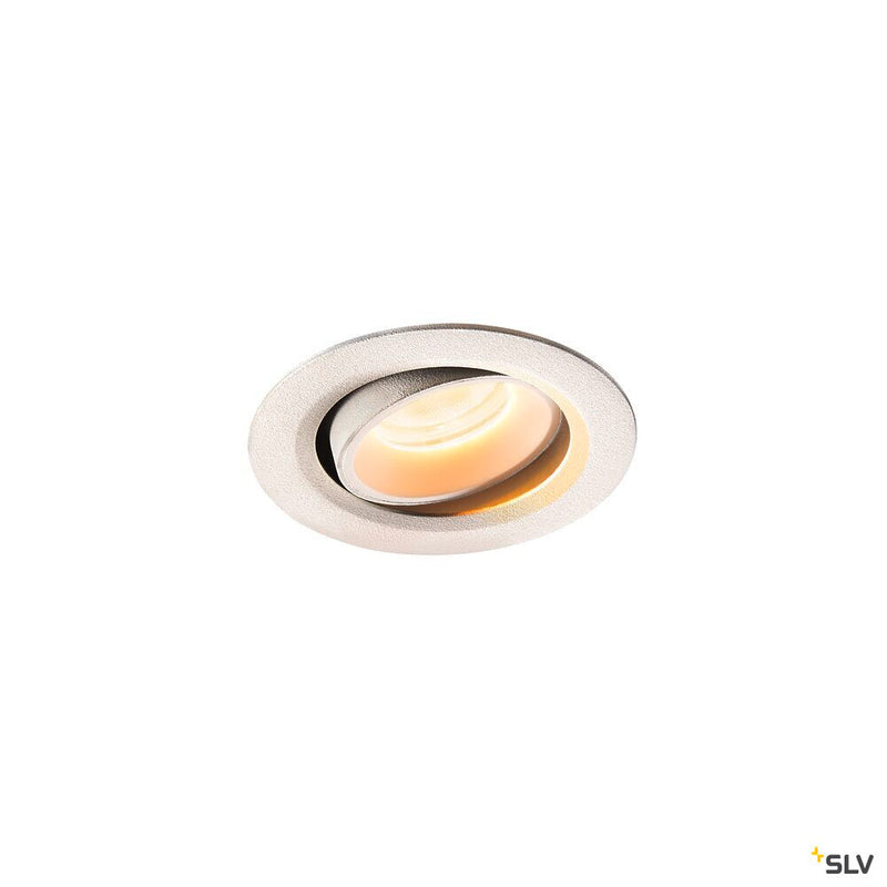 NUMINOS MOVE XS, white recessed ceiling light, 2700K 40°