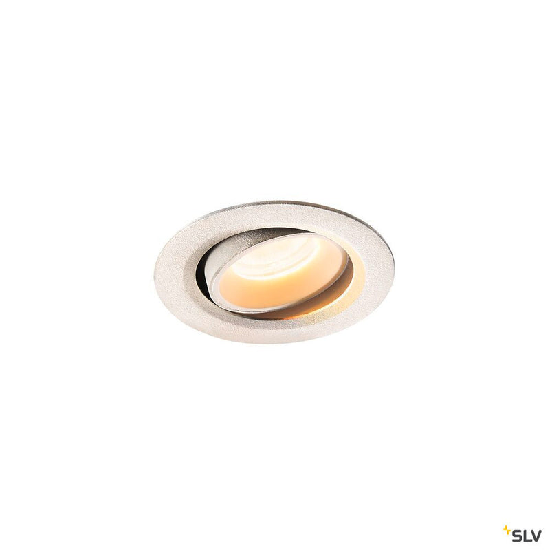 NUMINOS MOVE XS, white recessed ceiling light, 3000K 20°