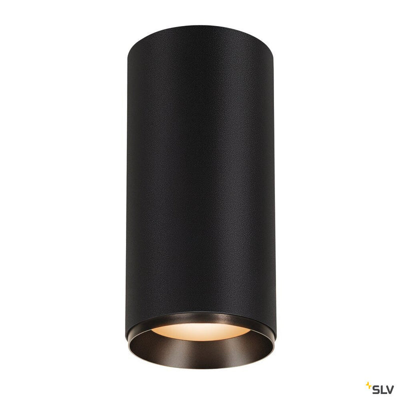 NUMINOS XL PHASE, black ceiling mounted light, 36W 3000K 36°