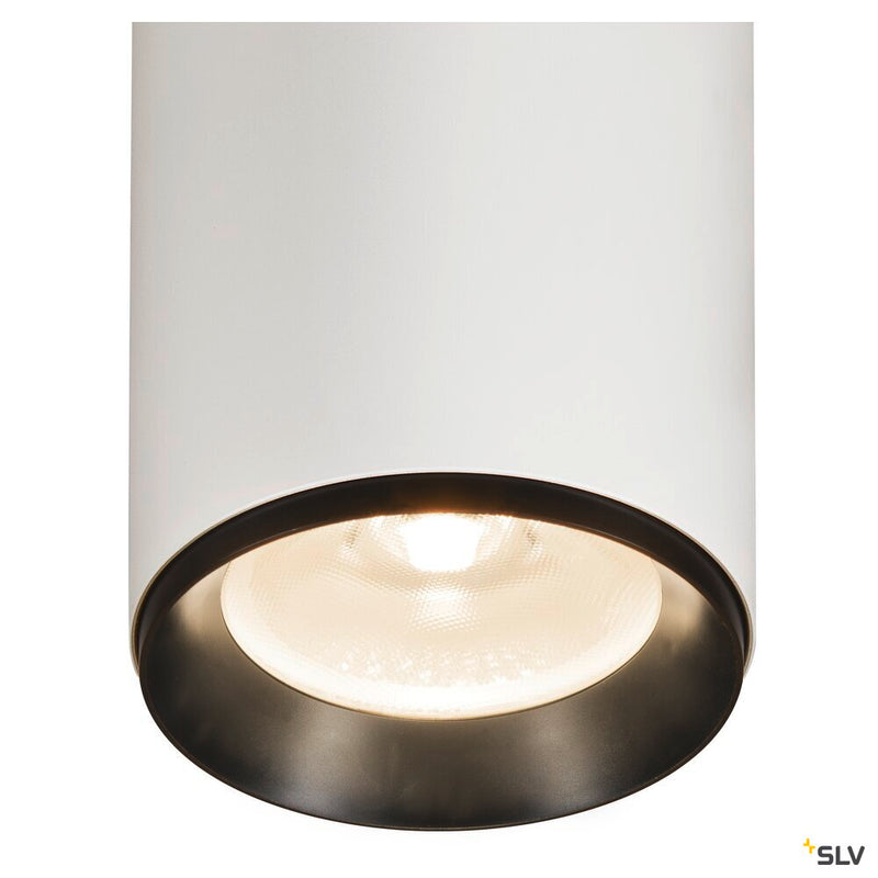 NUMINOS XL PHASE, white / black ceiling mounted light, 36W 4000K 36°