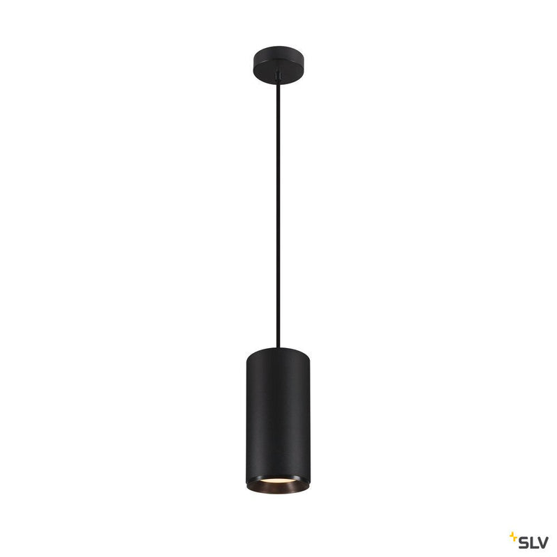 NUMINOS XL PHASE, black pendant light, 36W 3000K 36°