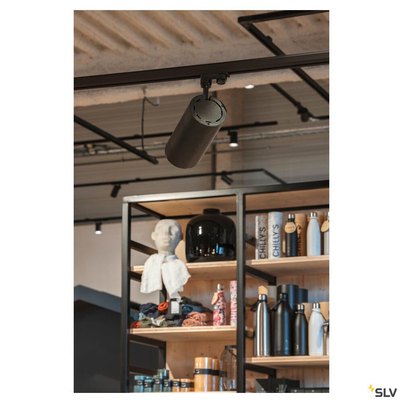 NUMINOS XL PHASE, black 3-phase spot, 36W 3000K 24°