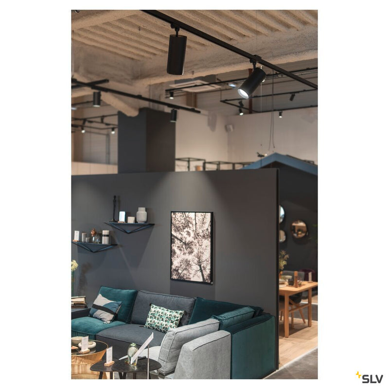 NUMINOS XL PHASE, black 3-phase spot, 36W 3000K 60°