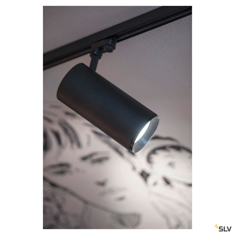 NUMINOS XL PHASE, black 3-phase spot, 36W 4000K 60°