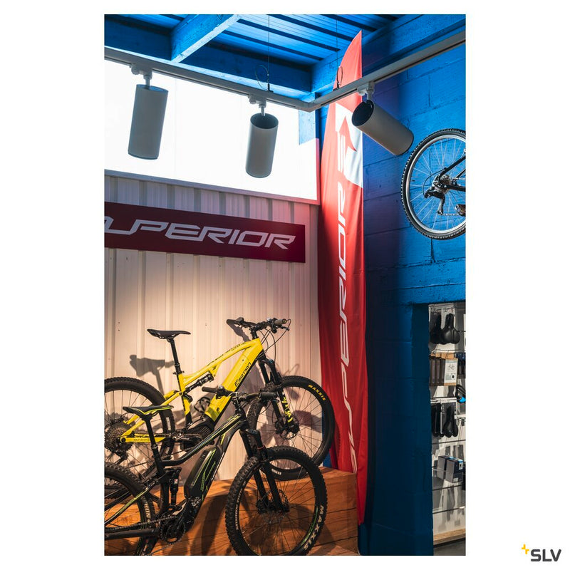 NUMINOS XL PHASE, white / black 3-phase spot, 36W 4000K 36°