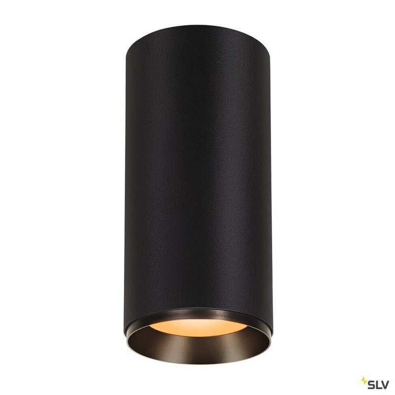 NUMINOS DALI XL, black ceiling mounted light, 36W 2700K 36°