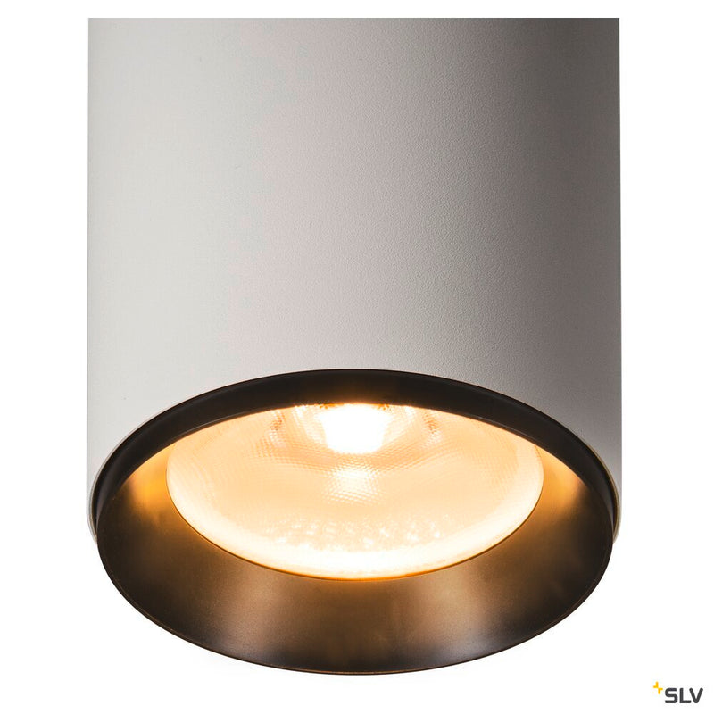NUMINOS DALI XL, white / black ceiling mounted light, 36W 2700K 36°