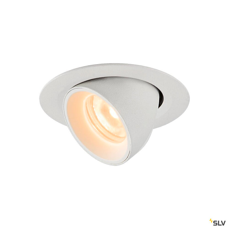 NUMINOS GIMBLE XS, white recessed ceiling light, 2700K 20°