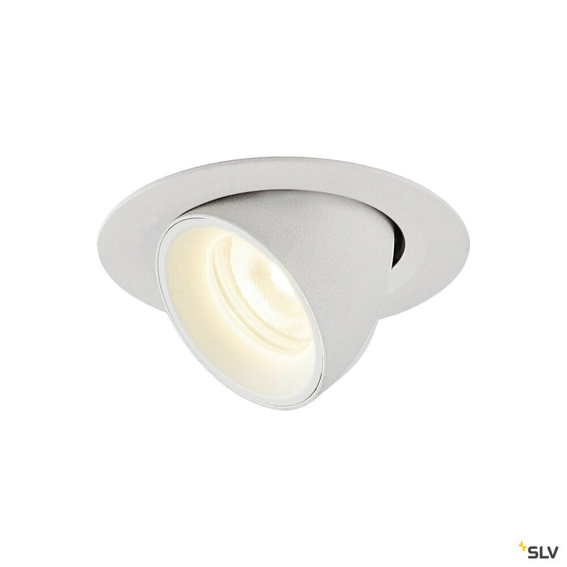 NUMINOS GIMBLE XS, white recessed ceiling light, 4000K 20°