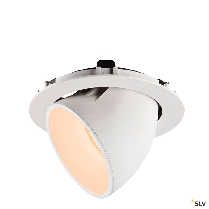 NUMINOS GIMBLE XL, white recessed ceiling light, 2700K 20°